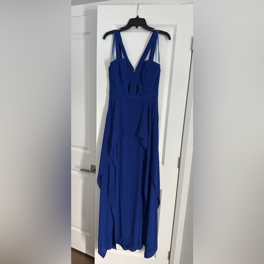 BCBGMaxAzria Royal Blue Strapless Dress
